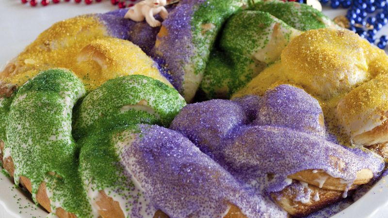 Quick Mardi Gras King Cake Recipe - BettyCrocker.com